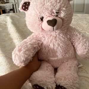 Pink and brown Build A Bear teddy bear